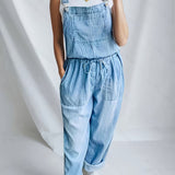 Verónica - Macacão Relaxado Denim