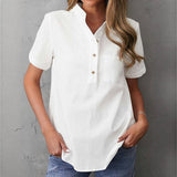 Camisa Casual em Cor Sólida
