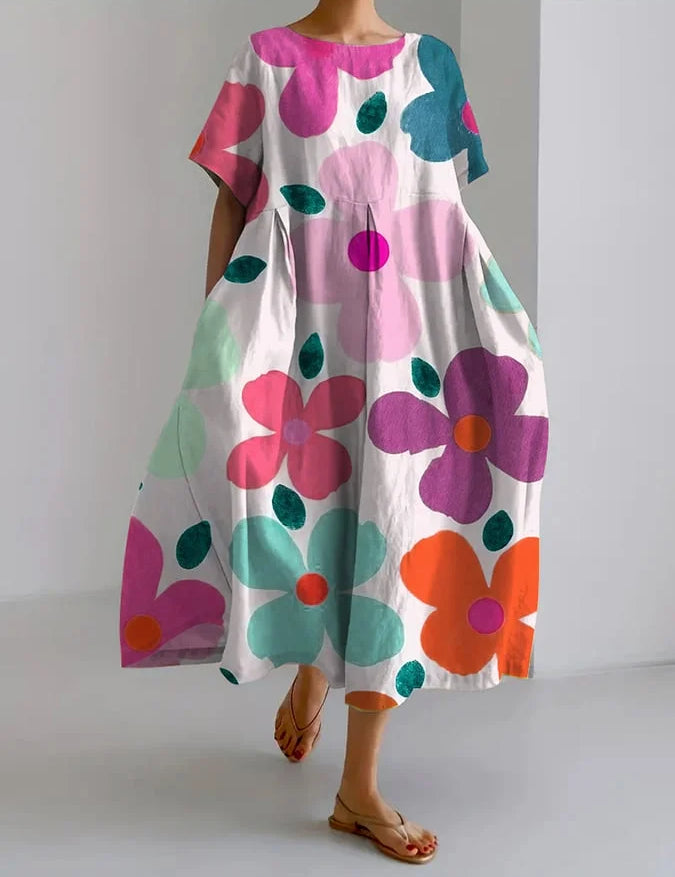 Eli Vestido Floral de Verão