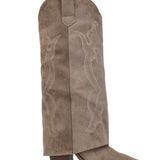 Botas de cowboy Arwen en tono topo