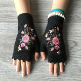 Luvas Térmicas com Estampa Floral