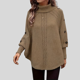 Norelle™ | Pullover de Gola Alta em Tricô