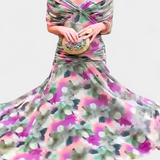 Alondra | Vestido Longo Floral com Decote em V