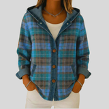 Bevlyn™ | Forrada Xadrez Shacket Camisa