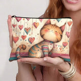 Saco Casual com Estampa de Gato
