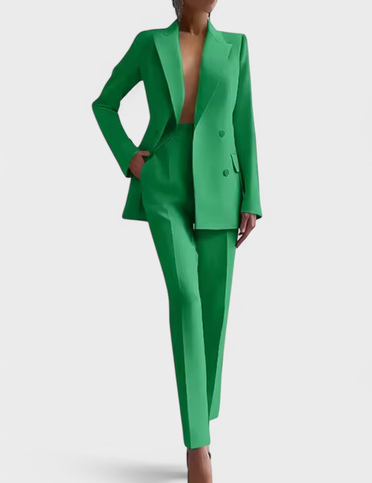 Olívia - Conjunto de Blazer e Calças Elegantes
