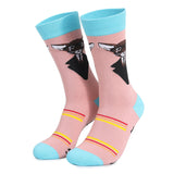 Meias Vintage com Estampa de Animais