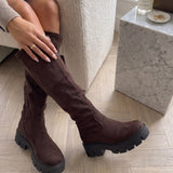 Bota de ante Asha marrón