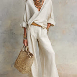 TARA · CONJUNTO RESORT DE LINO NATURAL