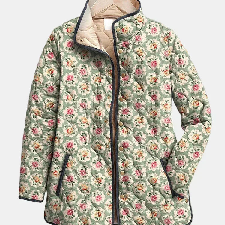 DELACROIX | Casaco Floral Matelassado Amélie