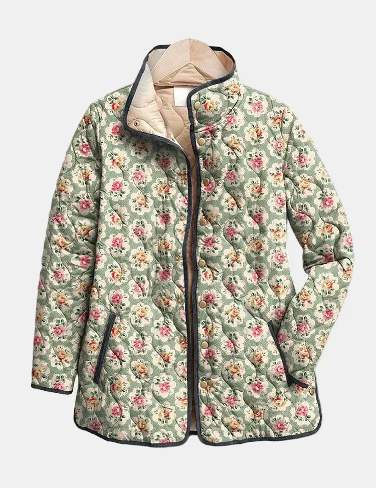 DELACROIX | Casaco Floral Matelassado Amélie
