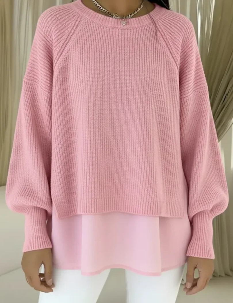 Casilda | Jersey Efeito de Duas Peças