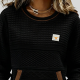 Noelle™ | Sweatshirt de Gola Redonda em Diversas Cores