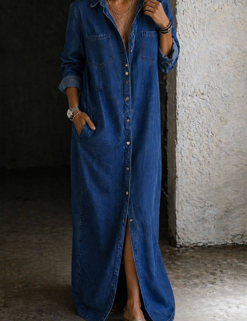 Daniela - Vestido de Botão