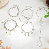 Conjunto de Pulseiras Vintage Boêmias