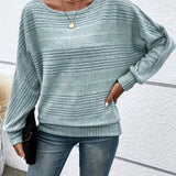 BEAUMONT NICE | PULÔVER COM MANGAS BATWING RIBBADAS PARA MULHERES