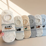 Meias com Estampas de Animais de Desenho Animado