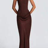 Éléonore | Vestido Maxi com Decote Quadrado
