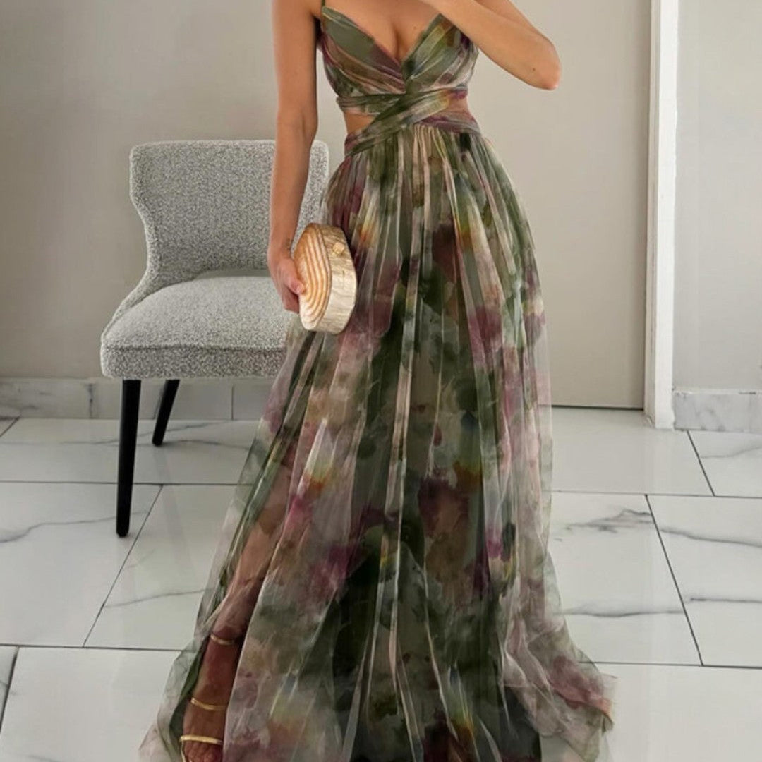 Giselle | Vestido Maxi Floral Encantado