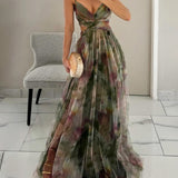 Éléonore | Vestido Longo Floral Leve