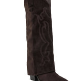 Botas de Cowboy Arwen em Marrom Escuro