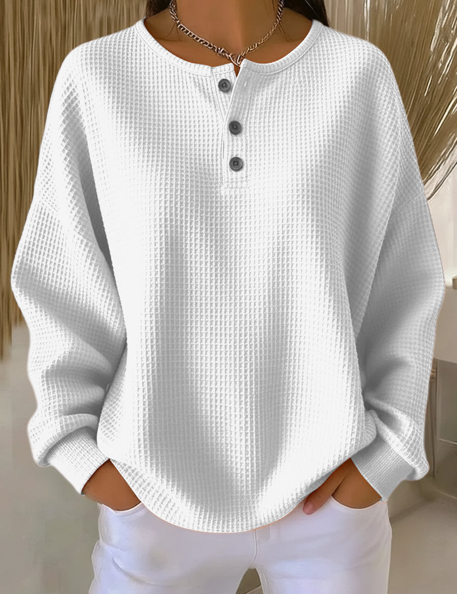 Milagros | Sweatshirt Henley Texturada