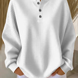 Milagros | Sweatshirt Henley Texturada