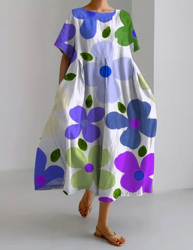 Eli Vestido Floral de Verão