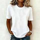 Camisa Casual de Cor Sólida