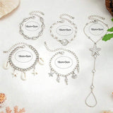 Conjunto de Pulseiras Vintage Boêmias