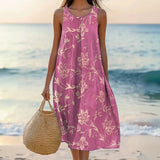 Vestido Vintage com Estampa Floral
