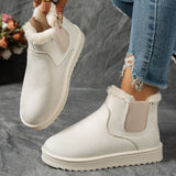 🔥Último Dia 50% DESCONTO - Botas Chelsea de Inverno para Mulheres - Sapatos Orthopédicos Slip-On Forrados a Pano com Alívio Imediato da Dor