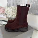 Botines Chelsea Zelaria Marrón