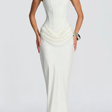 Éléonore | Vestido Maxi com Decote Quadrado