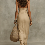 Azura | Maxi Dress with Halter Neckline
