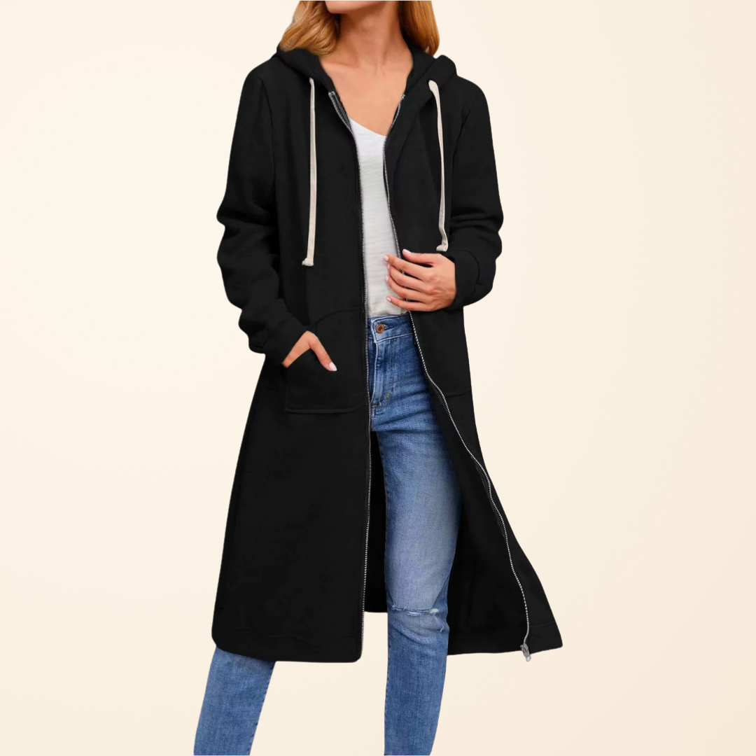 Brixley | Cardigan Longo com Zíper