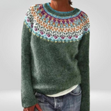 DELACROIX | Véronique Sage Green Knit Sweater