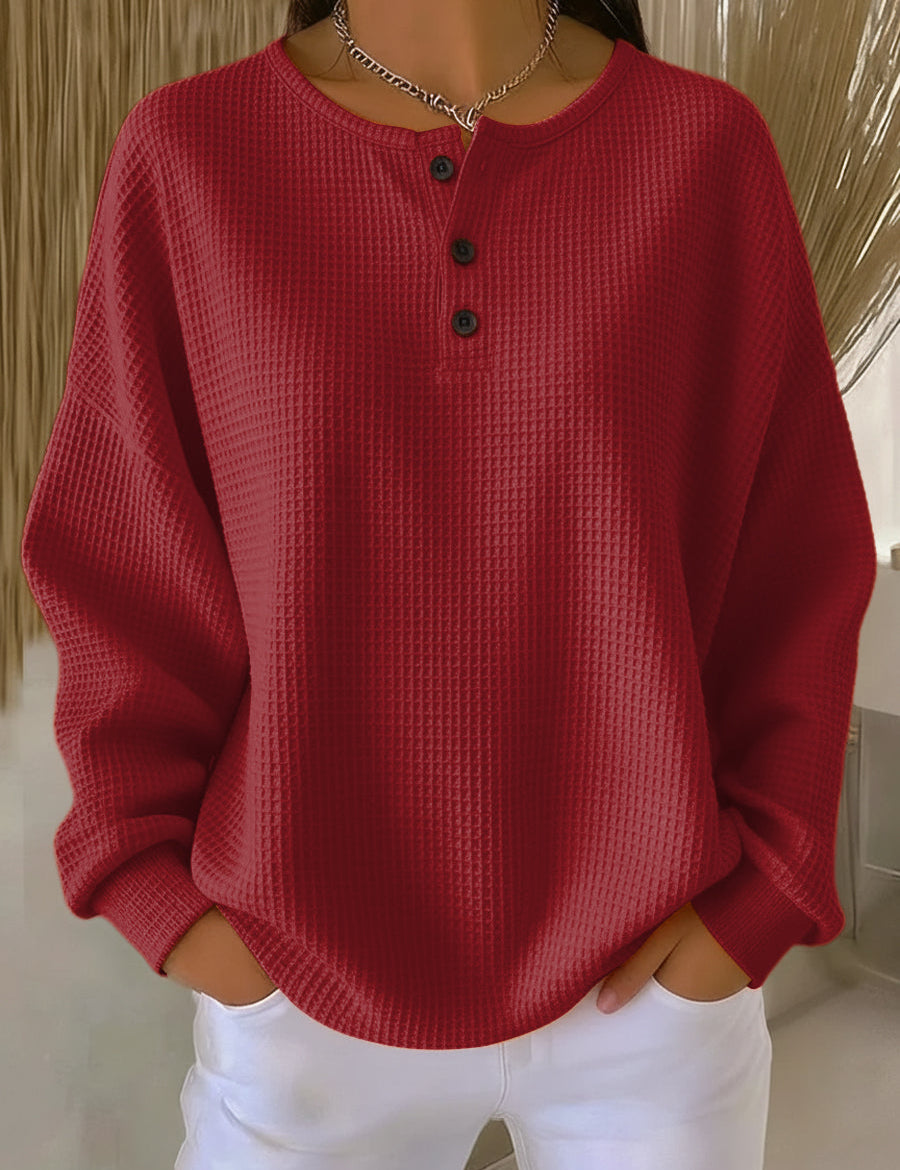 Milagros | Sweatshirt Henley Texturada