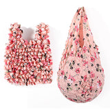 Bolsa Vintage com Estampa Floral