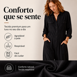 Combinação cargo larga para mulher