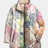 DELACROIX | Casaco Patchwork Boêmio Matelassado Florence