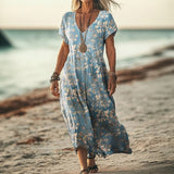 Vestido Casual com Estampa Floral