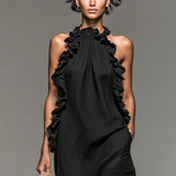 Lua | Vestido longo com bolsos