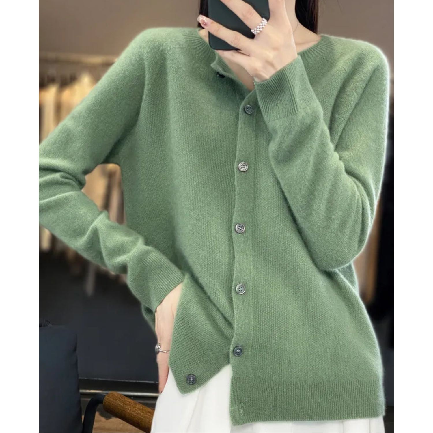 Mercy | Cardigan de Lã Merino