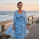🌸👗Conjunto de duas peças florido elegante para mulher – o look perfeito para as férias de verão✨