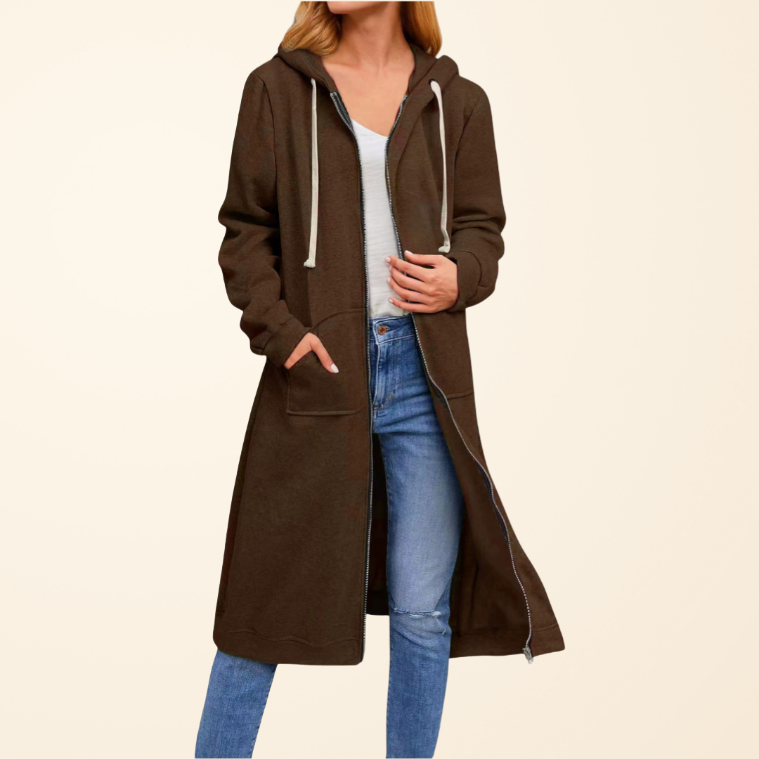 Brixley | Cardigan Longo com Zíper