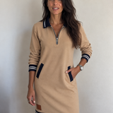 Zosia | Vestido Elegante de Manga Longa
