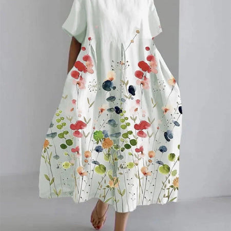Vestido Floral de Verão Valeno