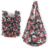 Bolsa Vintage com Estampa Floral