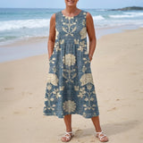Vestido Casual com Estampa Floral